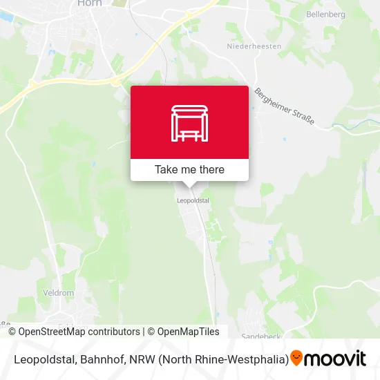 Leopoldstal, Bahnhof map
