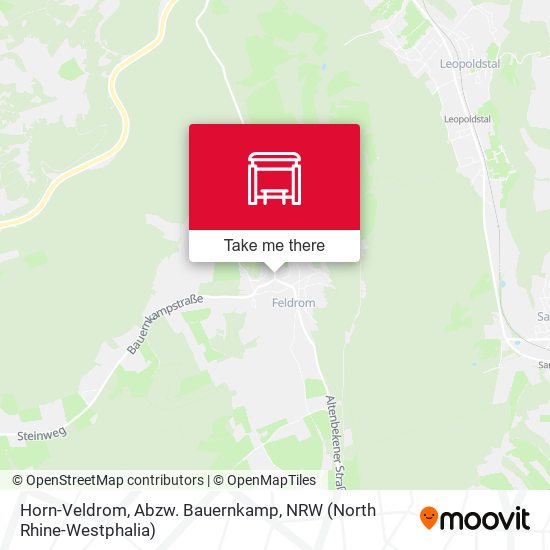Horn-Veldrom, Abzw. Bauernkamp map