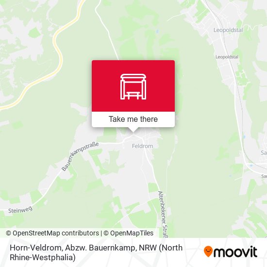 Horn-Veldrom, Abzw. Bauernkamp map