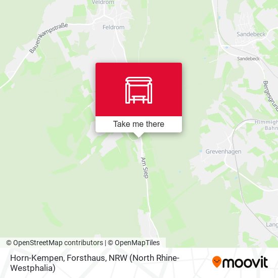 Horn-Kempen, Forsthaus map