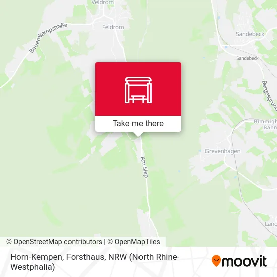Horn-Kempen, Forsthaus map