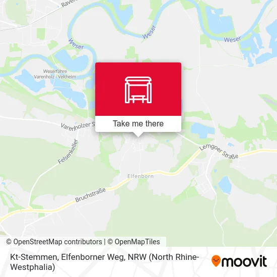 Kt-Stemmen, Elfenborner Weg map