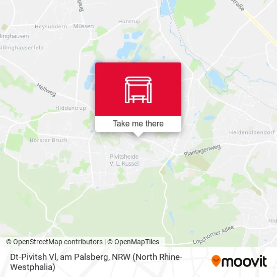 Карта Dt-Pivitsh Vl, am Palsberg