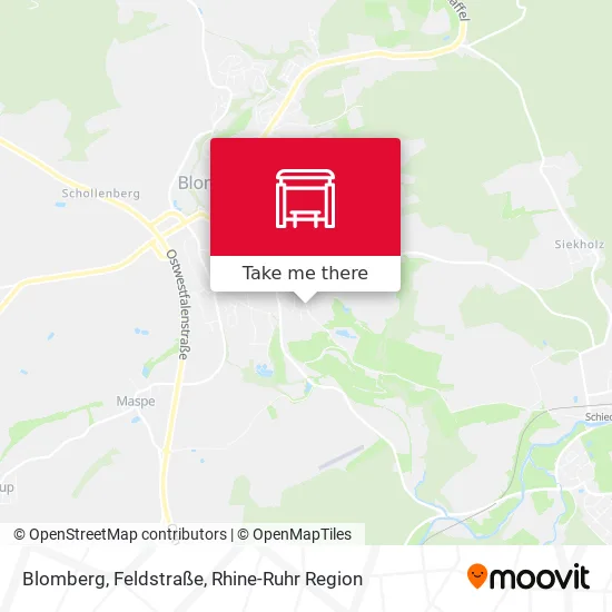 Карта Blomberg, Feldstraße