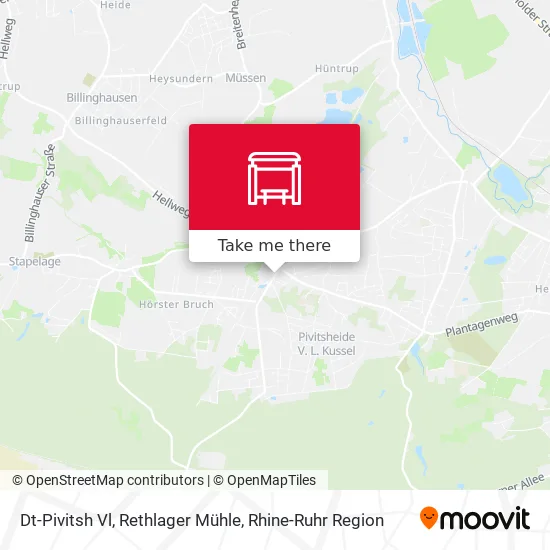 Карта Dt-Pivitsh Vl, Rethlager Mühle