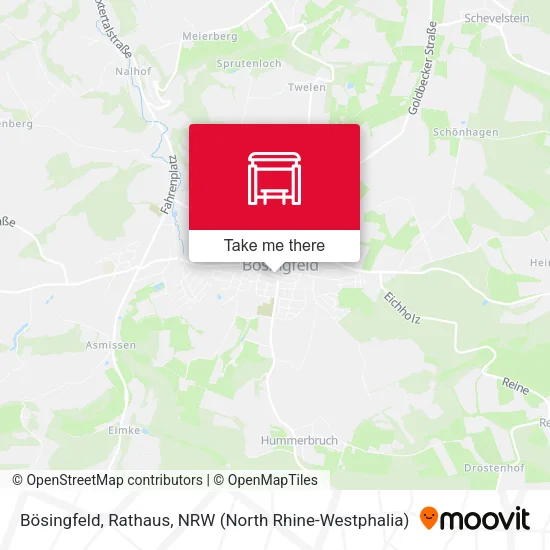 Карта Bösingfeld, Rathaus