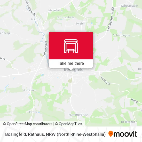 Карта Bösingfeld, Rathaus