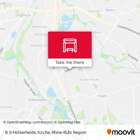 B.S-Hölserheide, Kirche map