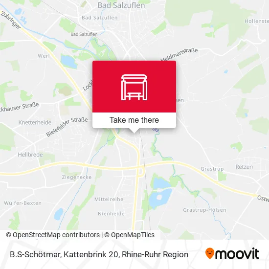 Карта B.S-Schötmar, Kattenbrink 20