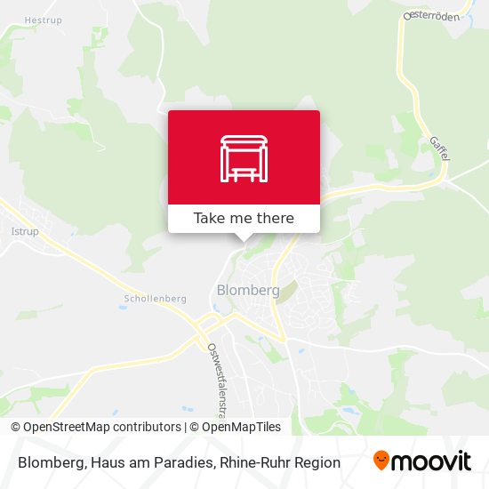 Blomberg, Haus am Paradies map
