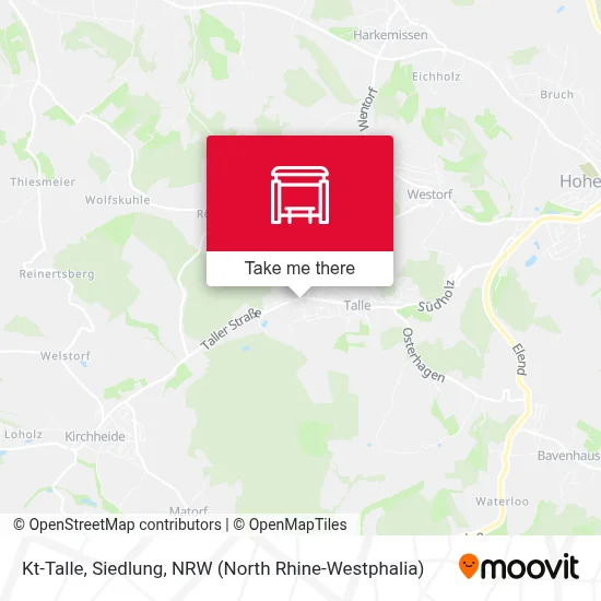 Kt-Talle, Siedlung map