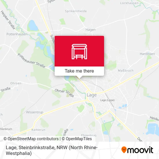 Lage, Steinbrinkstraße map