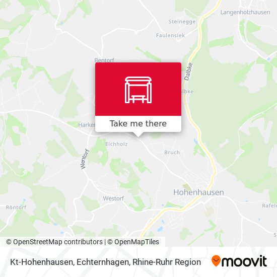 Карта Kt-Hohenhausen, Echternhagen