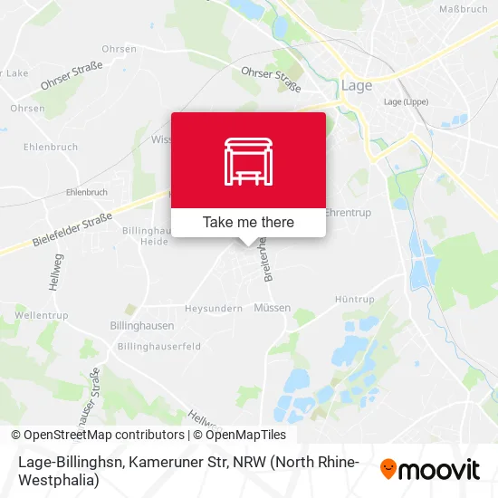 Карта Lage-Billinghsn, Kameruner Str