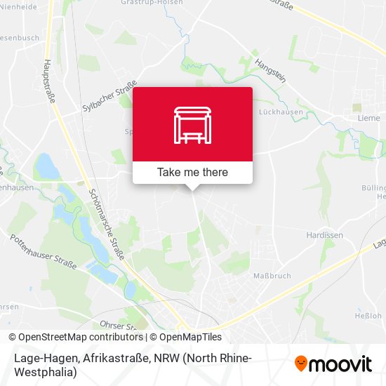Lage-Hagen, Afrikastraße map