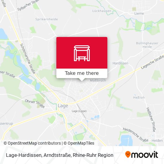 Lage-Hardissen, Arndtstraße map