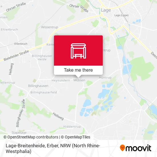 Карта Lage-Breitenheide, Erber