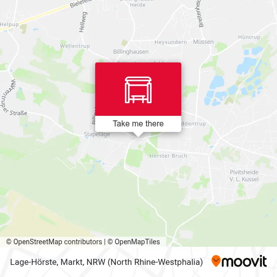 Lage-Hörste, Markt map