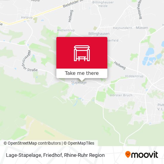 Lage-Stapelage, Friedhof map