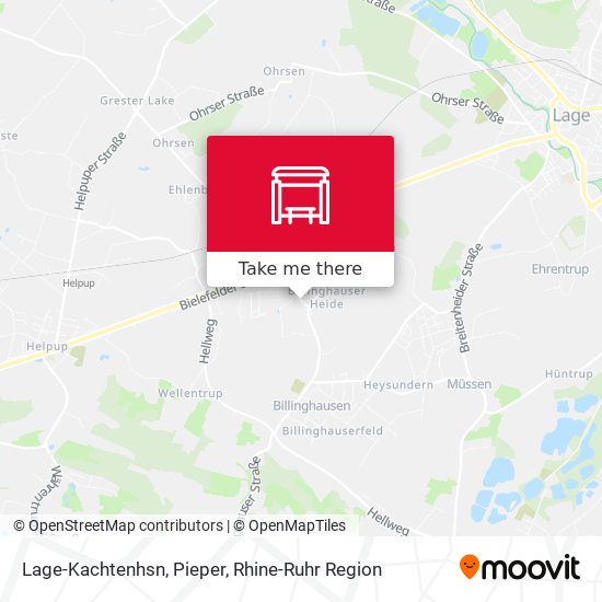 Lage-Kachtenhsn, Pieper map