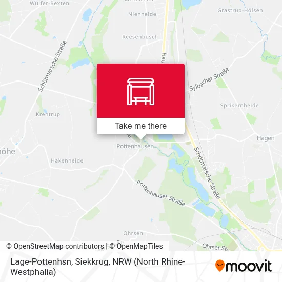 Lage-Pottenhsn, Siekkrug map