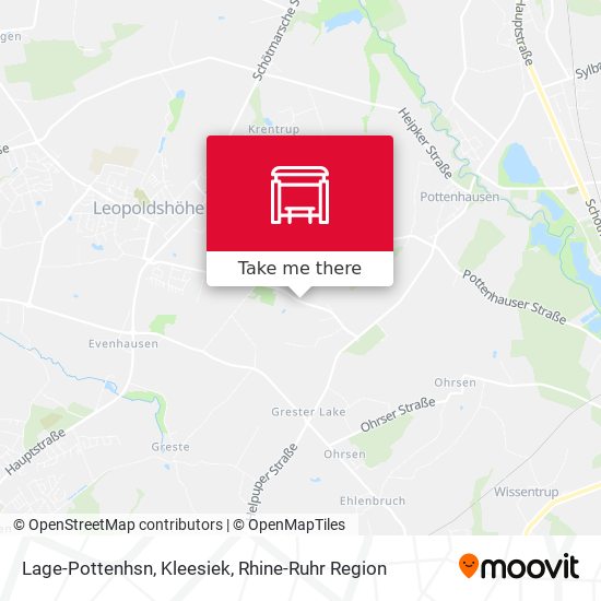 Lage-Pottenhsn, Kleesiek map