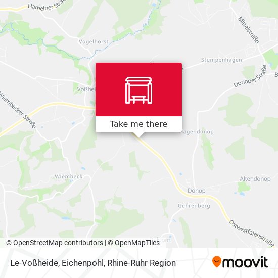 Le-Voßheide, Eichenpohl map