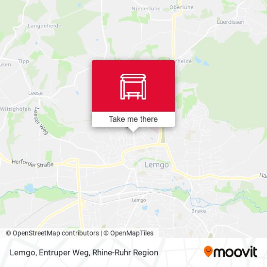 Карта Lemgo, Entruper Weg