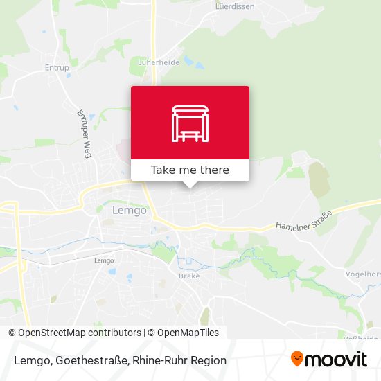 Lemgo, Goethestraße map