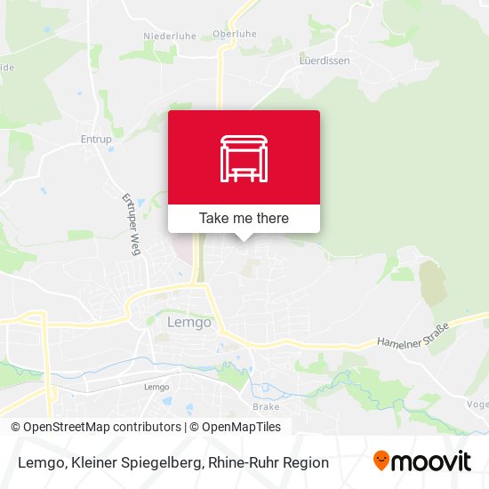 Lemgo, Kleiner Spiegelberg map