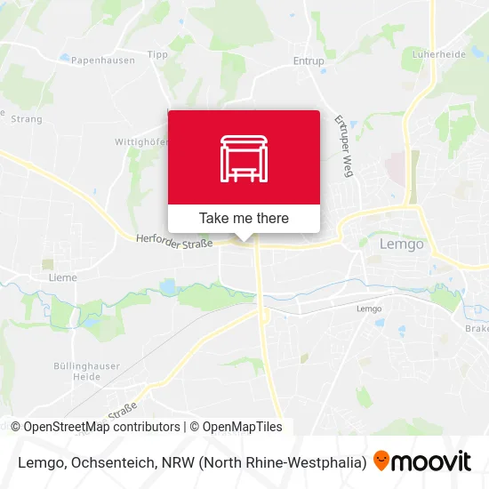 Lemgo, Ochsenteich map