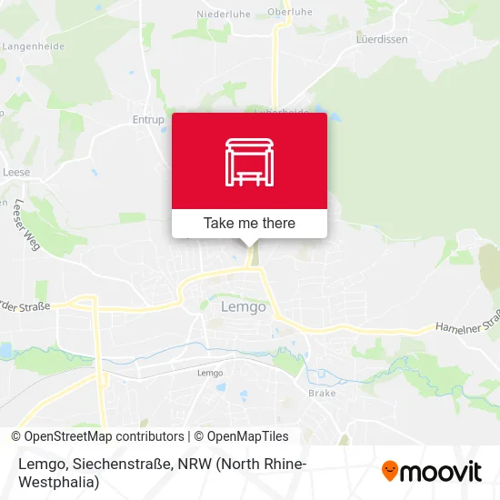 Lemgo, Siechenstraße map