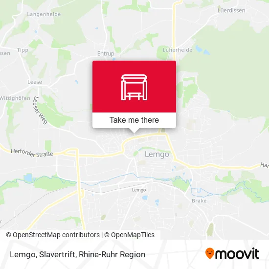 Карта Lemgo, Slavertrift