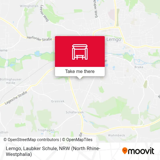 Lemgo, Laubker Schule map