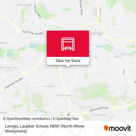 Lemgo, Laubker Schule map