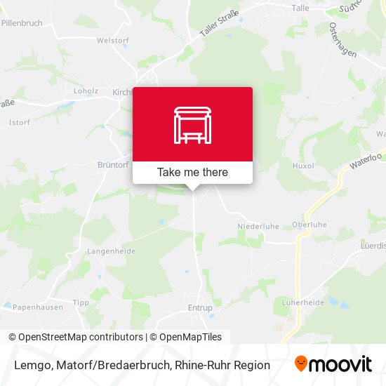 Lemgo, Matorf/Bredaerbruch map