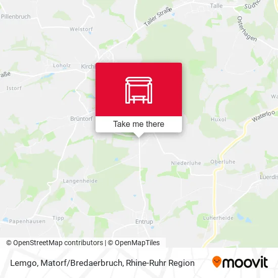 Карта Lemgo, Matorf/Bredaerbruch