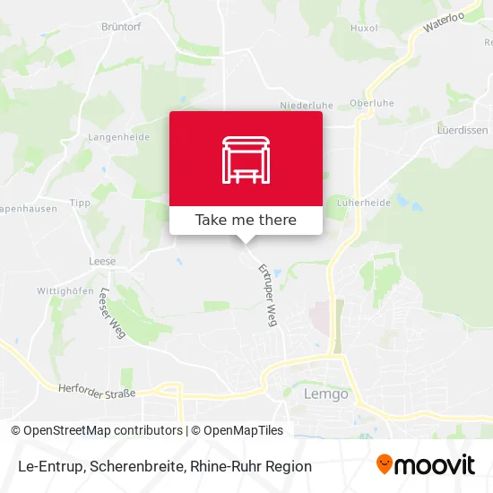 Карта Le-Entrup, Scherenbreite