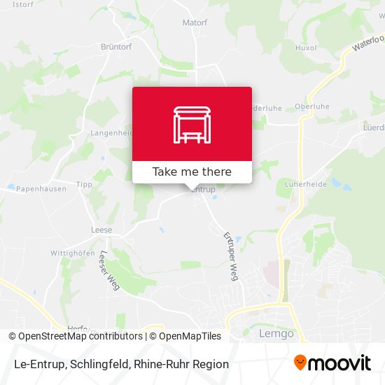Le-Entrup, Schlingfeld map