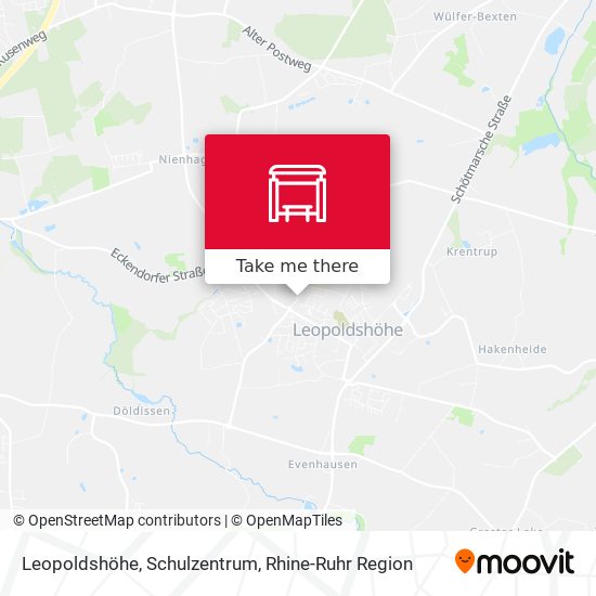 Leopoldshöhe, Schulzentrum map