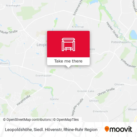 Карта Leopoldshöhe, Siedl. Hövenstr