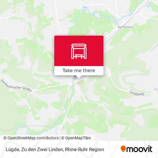 Карта Lügde, Zu den Zwei Linden