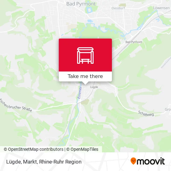 Карта Lügde, Markt