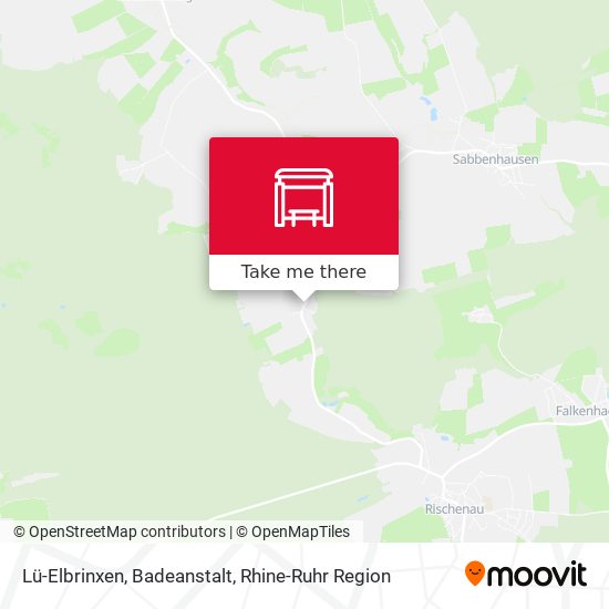 Карта Lü-Elbrinxen, Badeanstalt