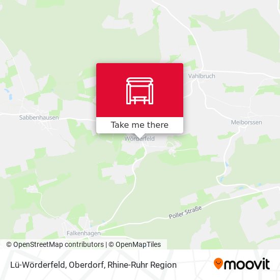 Lü-Wörderfeld, Oberdorf map