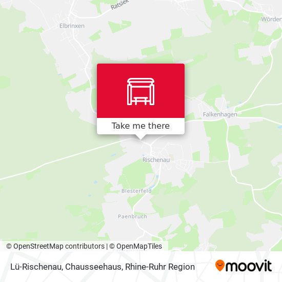 Lü-Rischenau, Chausseehaus map