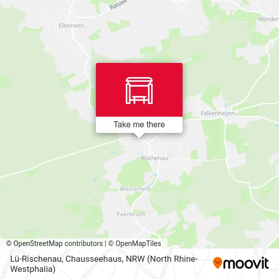 Lü-Rischenau, Chausseehaus map