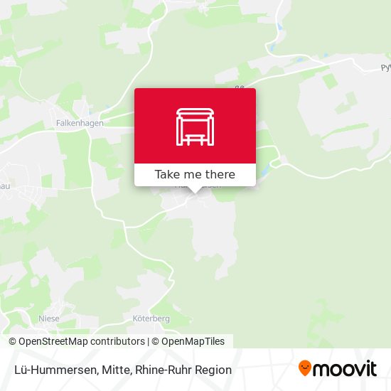 Lü-Hummersen, Mitte map