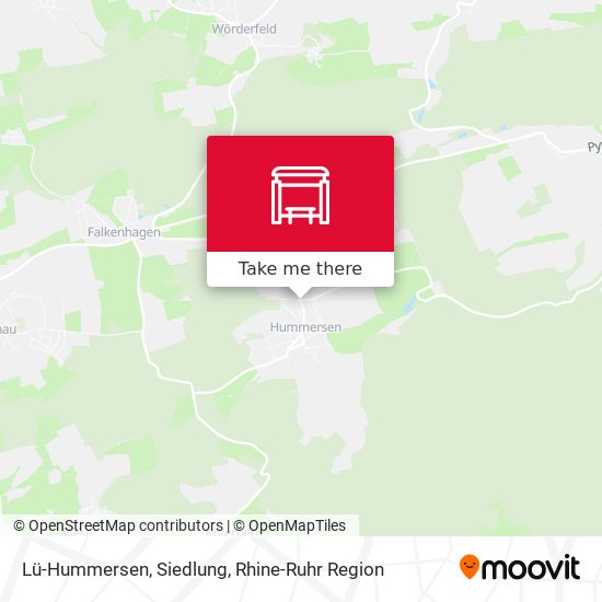 Lü-Hummersen, Siedlung map