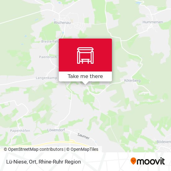 Карта Lü-Niese, Ort